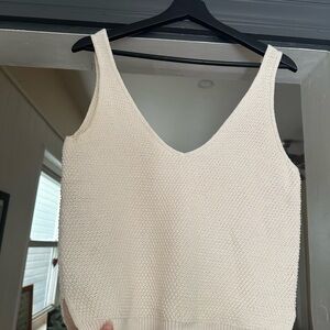 Marine Layer Off-White Knit Tank